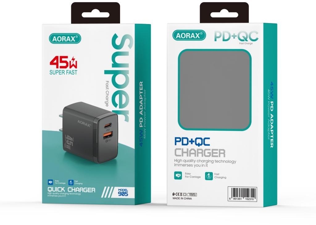 905 US 2PIN PD+QC 45W